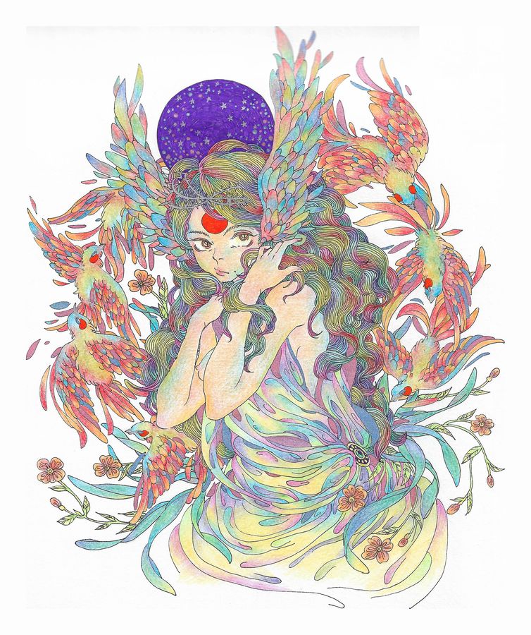 Phoenix Nirvana, by Yaxin Zheng