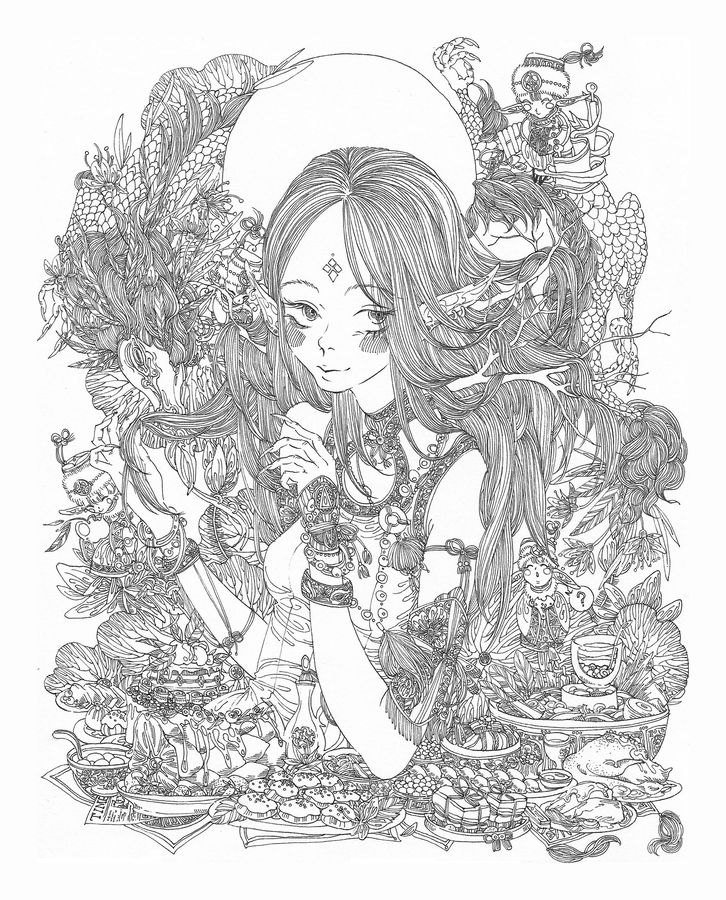 饕餮 Taotie, syringe pen, by Yaxin Zheng